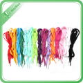 Customized Made Factory Directly Sale Colorful Shoelace with Plastic Clip